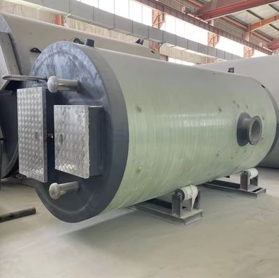 Estación de bombeo sumergible prefabricada de FRP para elevación de aguas y tratamiento de aguas residuales