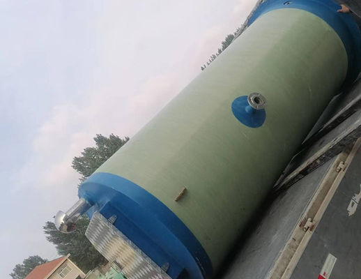 100 m3/h Frp Aguas pluviales Aguas residuales Estaciones de bombeo prefabricadas Estación de bombeo de elevación integrada