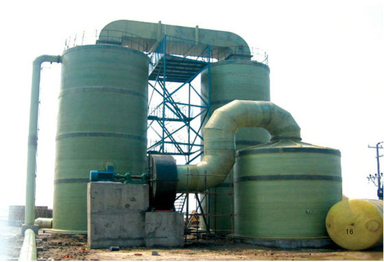 Material FRP GRP Torre de absorción de bromo Anticorrosión para la industria química