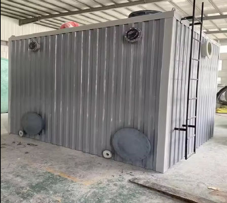 Caja de desodorización biológica integrada de fibra de vidrio personalizada para el tratamiento de residuos