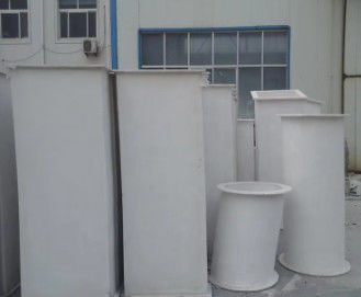 Industria comercial Tubo de conductos de aire de conductos de FRP GRP / ventilación