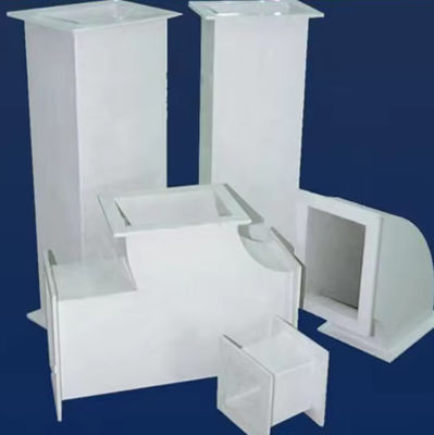 Industria comercial Tubo de conductos de aire de conductos de FRP GRP / ventilación