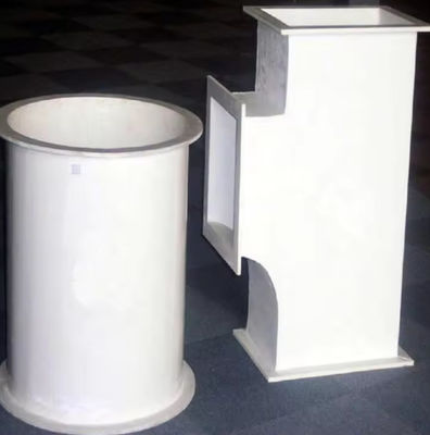 Industria comercial Tubo de conductos de aire de conductos de FRP GRP / ventilación