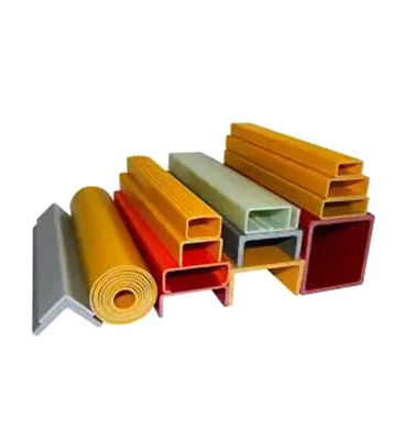 OEM Tubos huecos de fibra de vidrio FRP Perfiles pultrudados Cuadrado Forma redonda rectangular