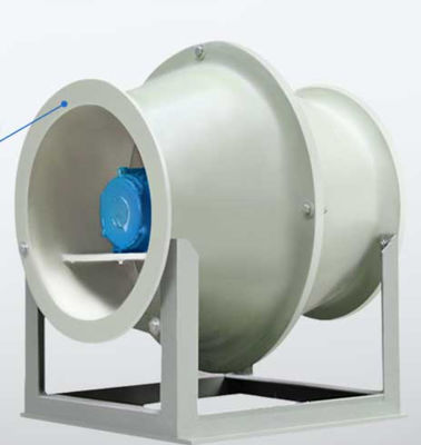 Fibra de vidrio reforzada con plástico de flujo inclinado de ventilador de FRP de conversión de frecuencia de ventilador de conducto de FRP