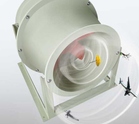 Fibra de vidrio reforzada con plástico de flujo inclinado de ventilador de FRP de conversión de frecuencia de ventilador de conducto de FRP