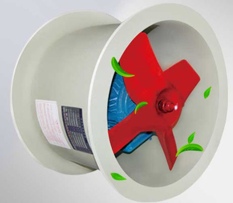 Ventilador industrial de FRP anticorrosivo Ventilador de flujo axial de fibra de vidrio reforzado de plástico de alta resistencia