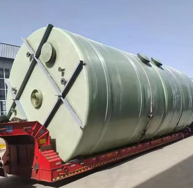 Tanques de almacenamiento químicos de FRP de plástico reforzado con fibra Anticorrosivos Color personalizado