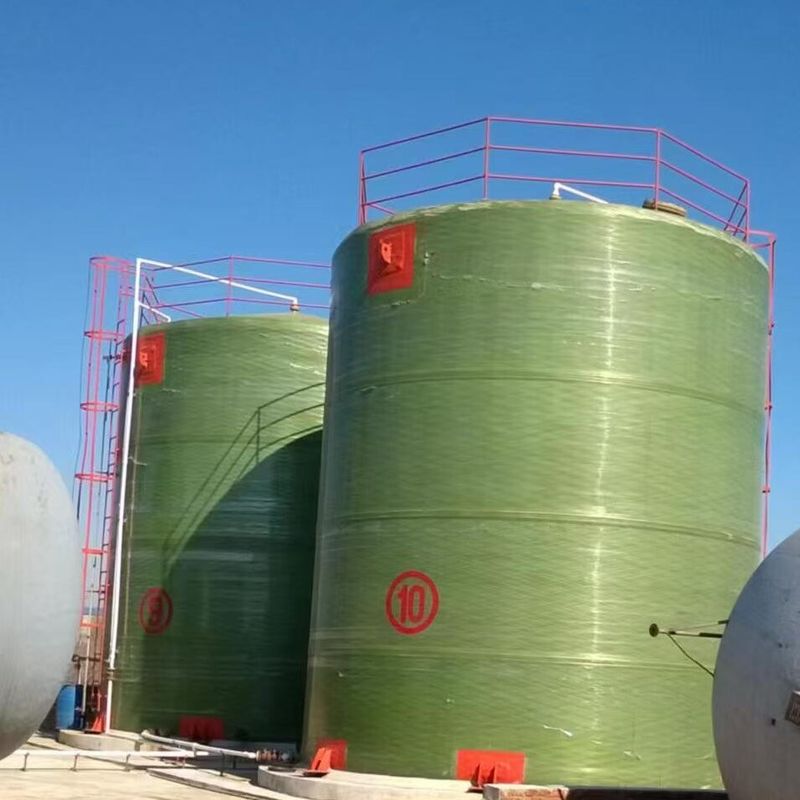 Panel de FRP de alta resistencia Tanque de fibra de vidrio reforzado Tanques de plástico resistentes a la corrosión