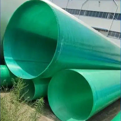 Tubo reforzado con fibra de FRP de color personalizado para tratamiento de agua / procesamiento químico