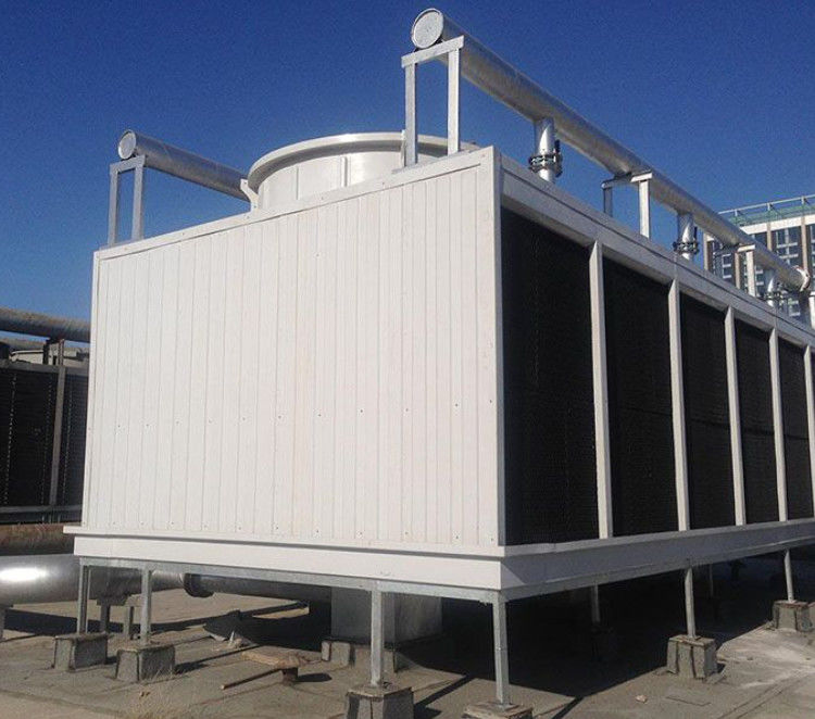 Torre de refrigeración de FRP reforzada con fibra de vidrio Tipo de contraflujo Tamaño personalizado