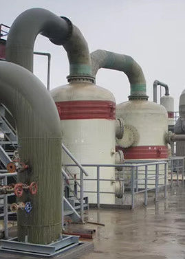 Cubierta de absorción de gases de desecho de FRP de bajo mantenimiento