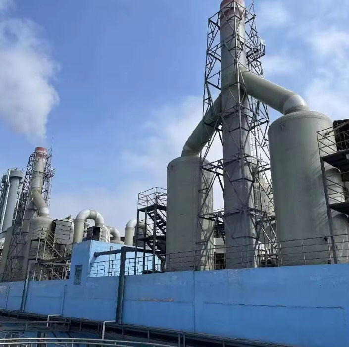 Lavadora de niebla de humo ácido Gas residual Torre de purificación de niebla ácida FRP GRP Bajo mantenimiento