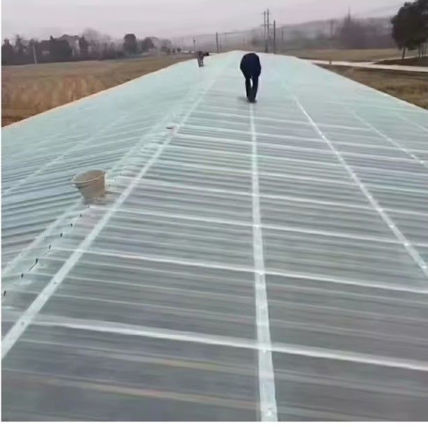 Superficie lisa placa de cubierta de FRP de fibra de vidrio de techo corrugado resistente a la corrosión