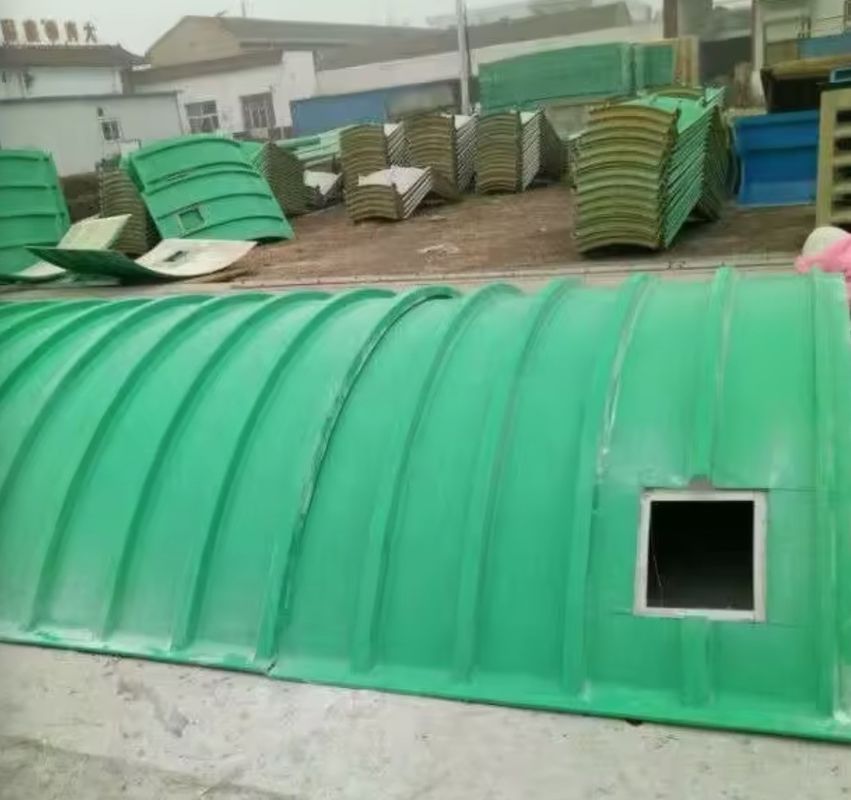 Capa de tanque de aguas residuales Frp Grp resistente a la corrosión para ingeniería de sistemas de tratamiento de aguas residuales